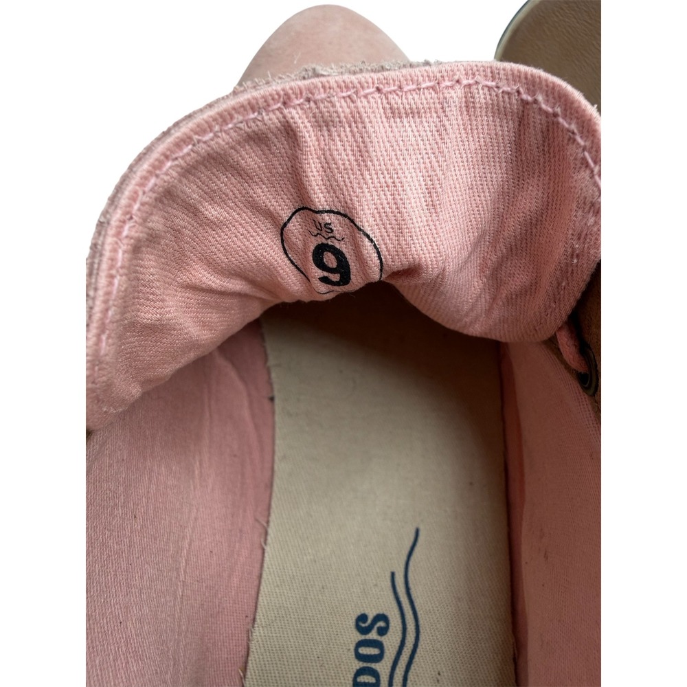 Soludos Floral Derby Garden Party Pink Suede Tapestry High Top Sneakers Size 9 - Picture 6 of 8